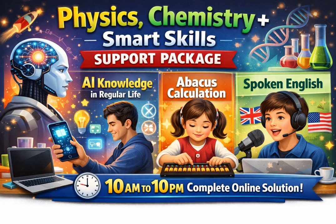 Physics, Chemistry + Smart Skills Support Package